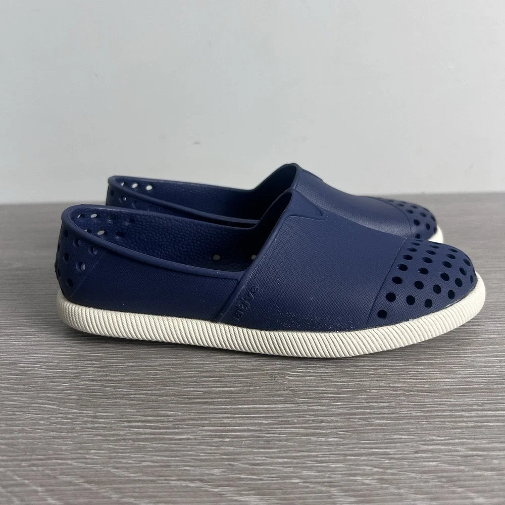Native Kids Slip On Shoes Size C11 Navy Blue Unisex Lightweight Summer